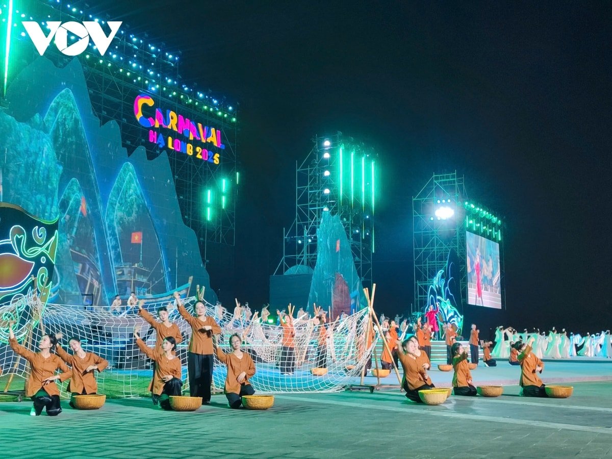 carnaval ha long 2025 Dem hoi cua di san, sac mau va toa sang hinh anh 4