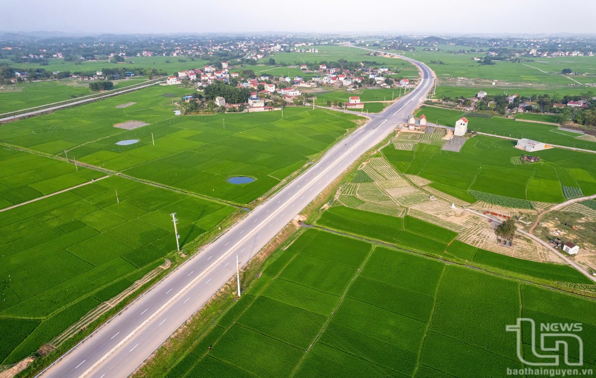 Tuyến đường Vành đai vùng Thủ đô Hà Nội, đoạn qua tỉnh Thái Nguyên.