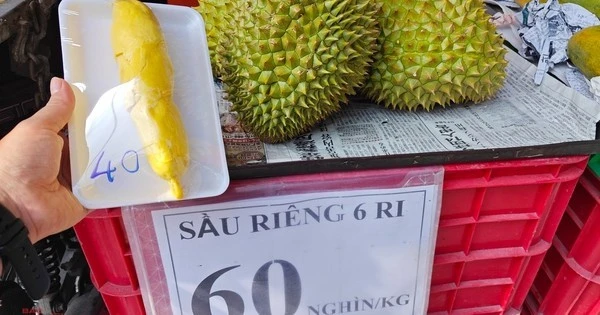 Durian prices are chaotic, exports have decreased sharply.