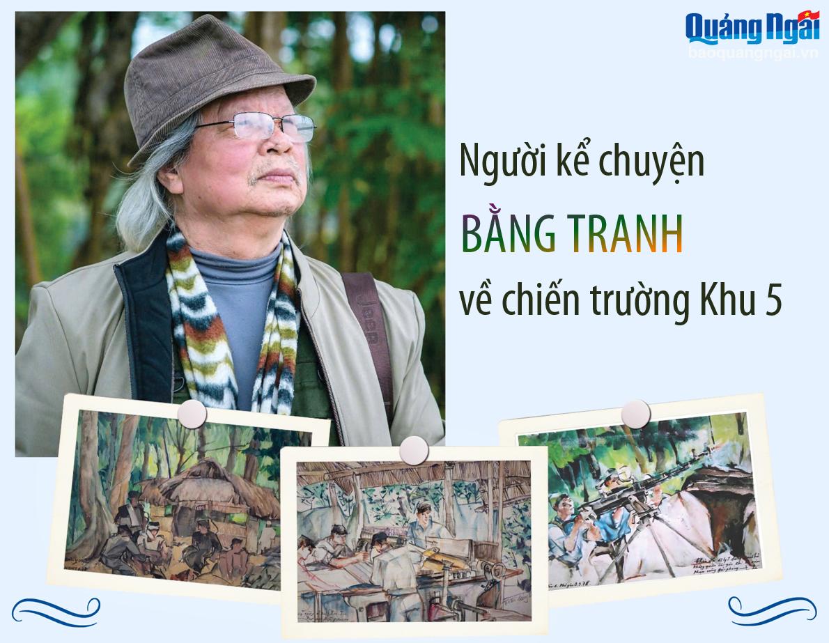 Người kể chuyện bằng tranh về chiến trường Khu 5