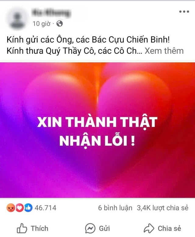 Vụ sinh viên thiếu chuẩn mực với cựu chiến binh: Trường họp khẩn, nghi ngờ bài xin lỗi dùng AI - Ảnh 2.