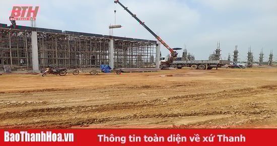 Hậu Lộc đầu tư xây dựng hạ tầng cụm công nghiệp Liên Hoa