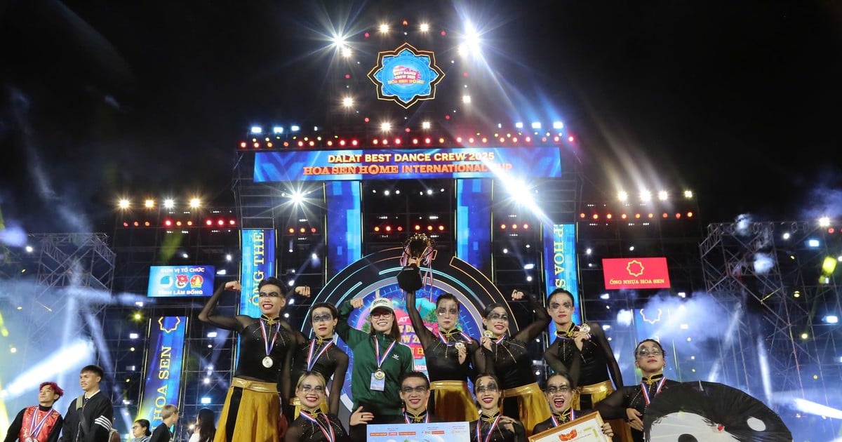 Mãn nhãn với sắc màu vũ đạo chung kết Bảng Quốc tế Dalat Best Dance Crew 2025
