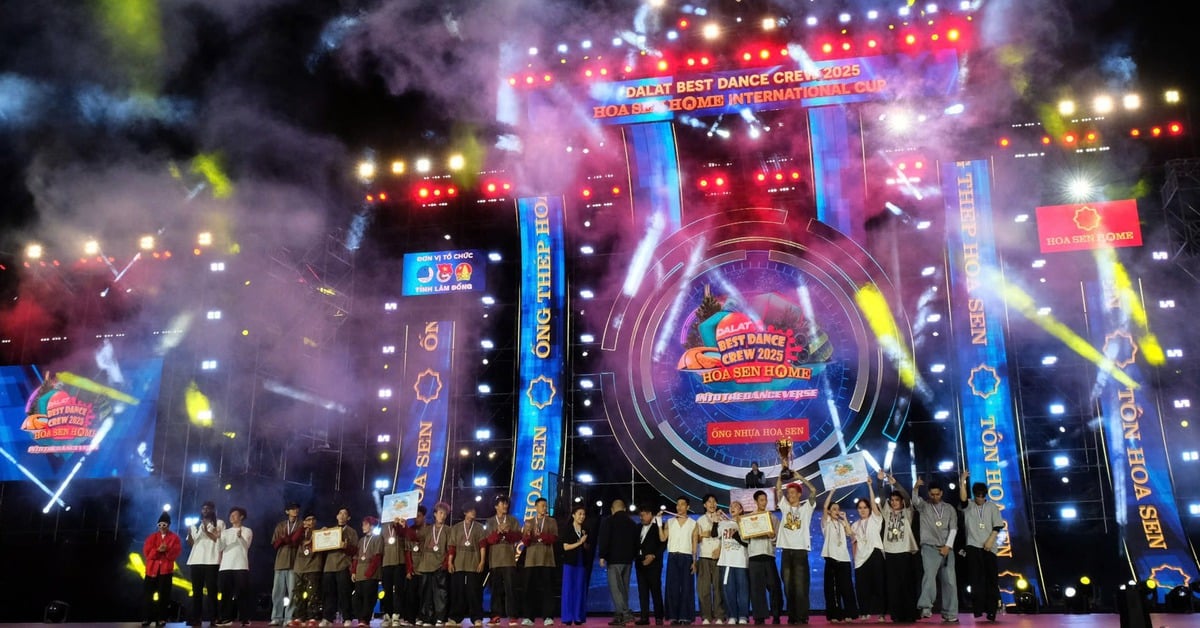 Bzone Dance Team won the championship at Dalat Best Dance Crew 2025