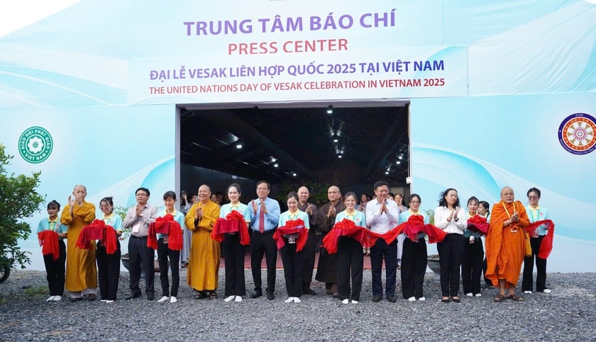 Khai trương Trung tâm Báo chí phục vụ Đại lễ Vesak 2025.