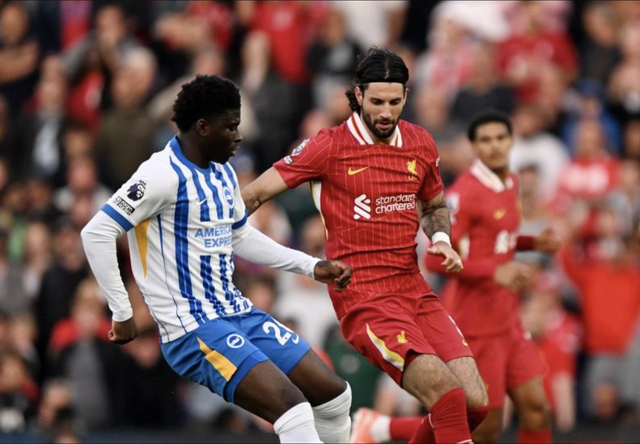 Tân vương Liverpool tiếp tục gục ngã, Brighton mơ vé châu Âu- Ảnh 1.