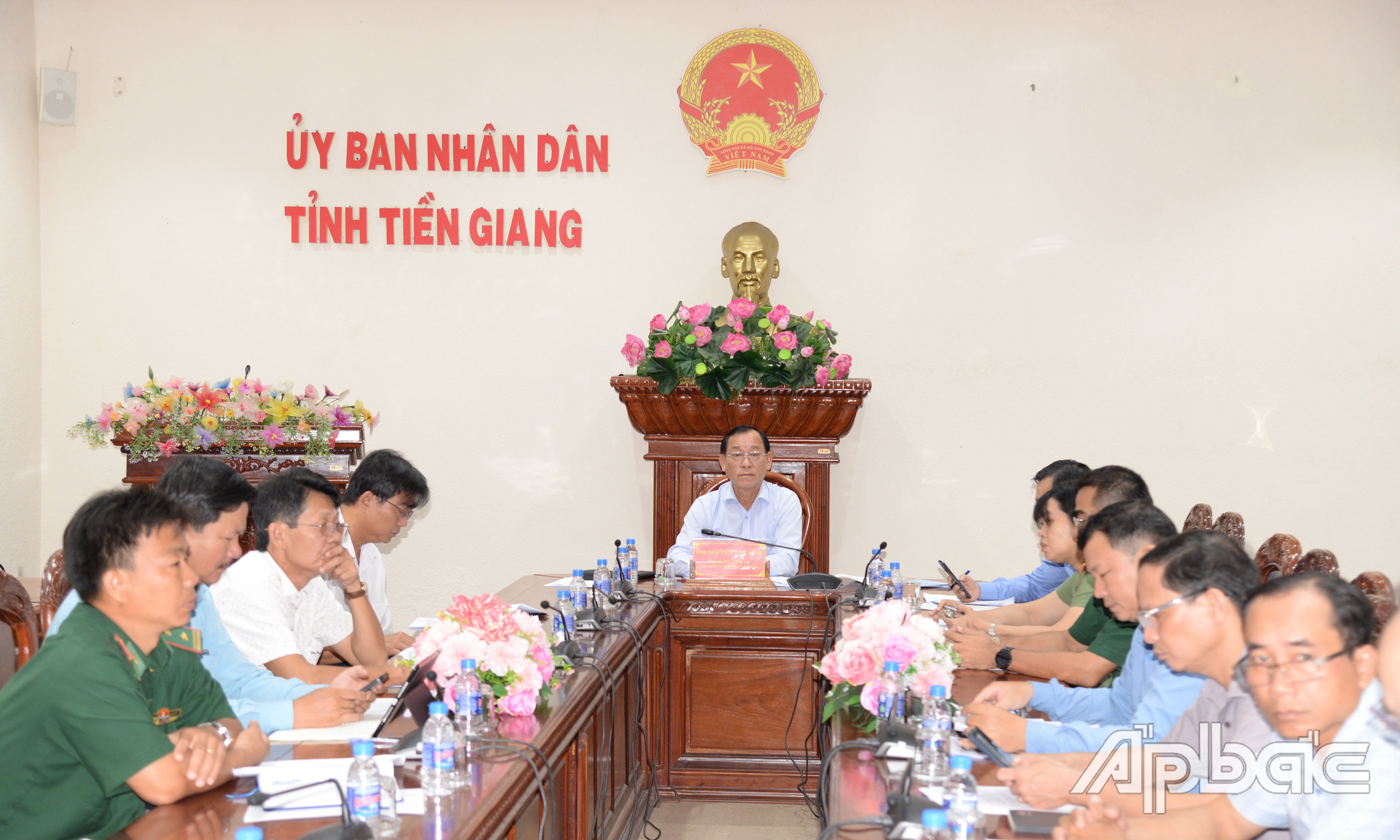 ទិដ្ឋភាពសន្និសីទនៅស្ពានខេត្ត Tien Giang។