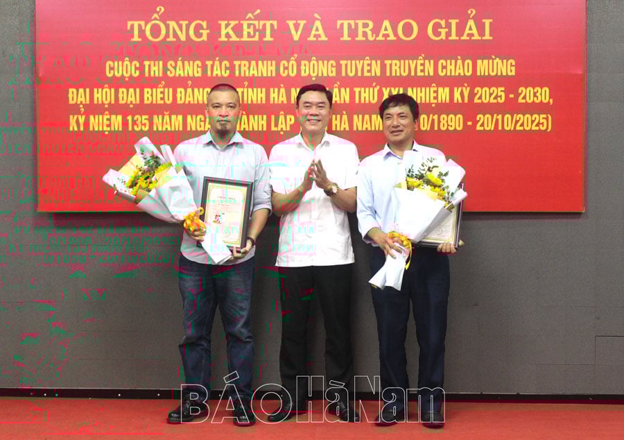 Tổng kết và trao giải Cuộc thi sáng tác tranh cổ động tuyên truyền Đại hội Đảng bộ tỉnh lần thứ XXI và 135 năm Ngày thành lập tỉnh Hà Nam