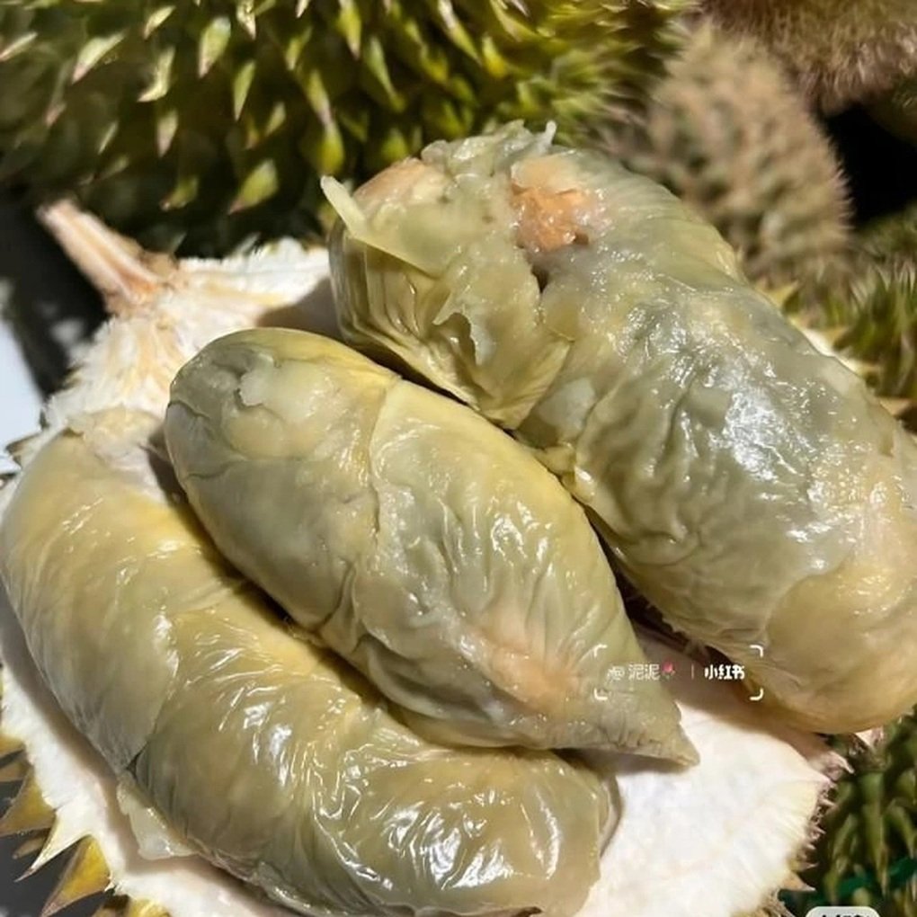 Sầu riêng nhìn như nhũn chảy nước mốc xanh, bán giá sốc 700.000 đồng/kg - 1
