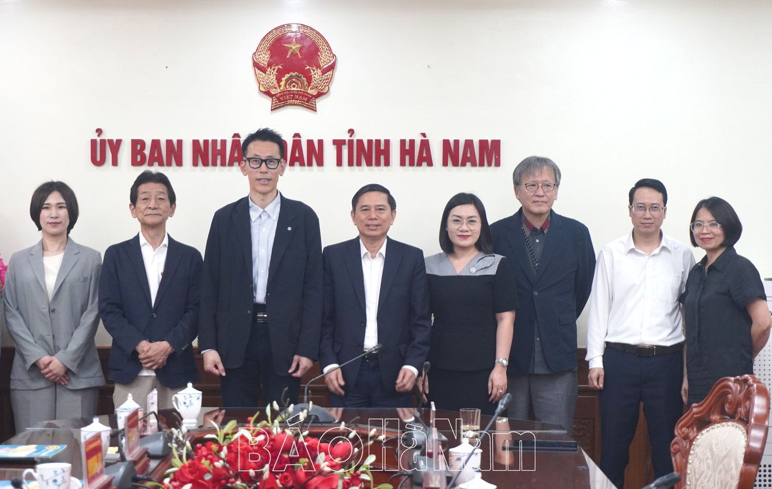 UBND tỉnh làm việc với Đoàn công tác của Sở Công nghiệp và Du lịch thành phố Nagahama