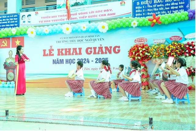 Trường tiểu học đông học sinh nhất TP.HCM: Hơn 5.000 em, 109 lớp - Ảnh 2.