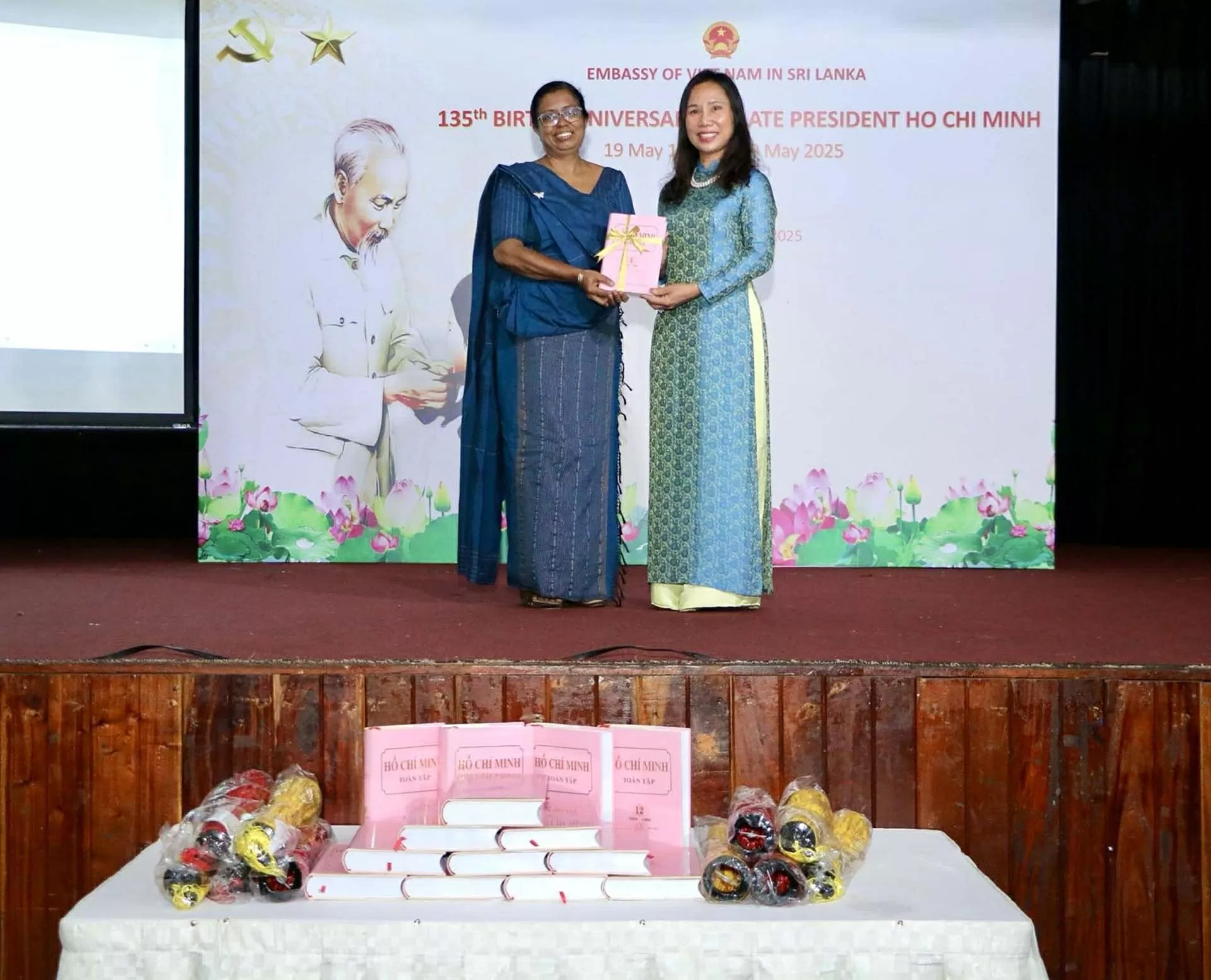 Đại sứ quán Việt Nam tại Sri Lanka long trọng tổ chức kỷ niệm 135 năm Ngày sinh Chủ tịch Hồ Chí Minh