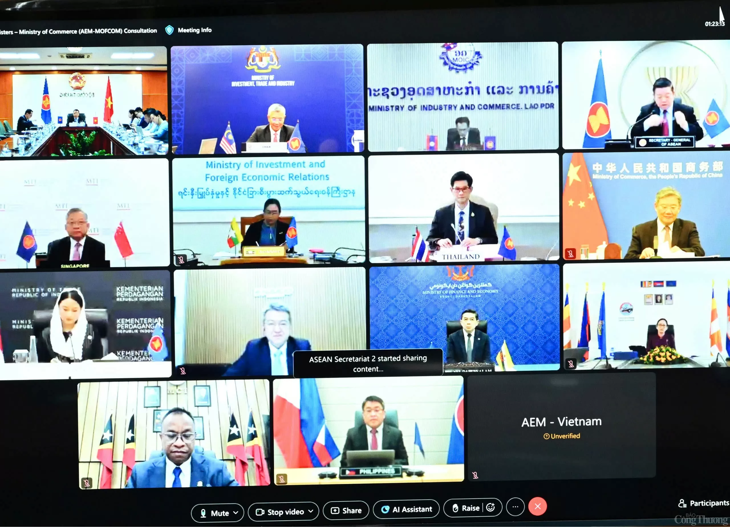 Bộ trưởng Kinh tế ASEAN và đối tác thống nhất 3 tuyên bố chung về thương mại
