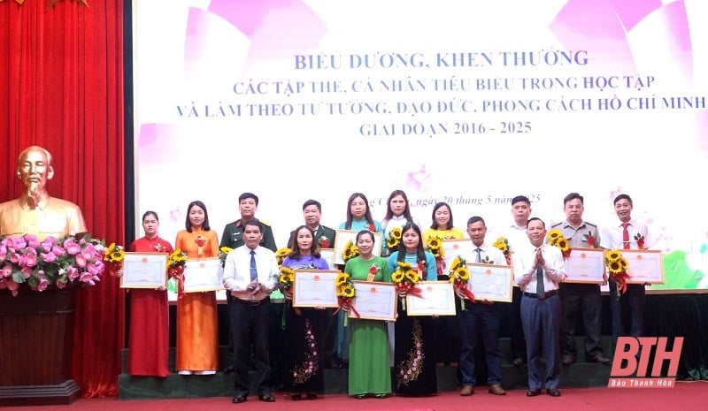 Lang Chánh: 79 tập thể, cá nhân tiêu biểu trong học tập và làm theo Bác được vinh danh
