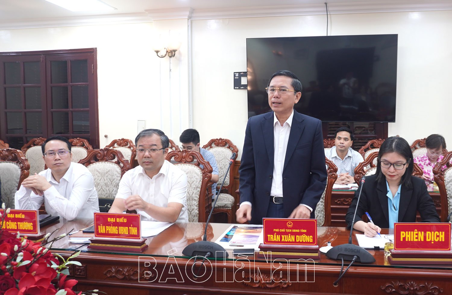 UBND tỉnh làm việc với Đoàn công tác của Sở Công nghiệp và Du lịch thành phố Nagahama