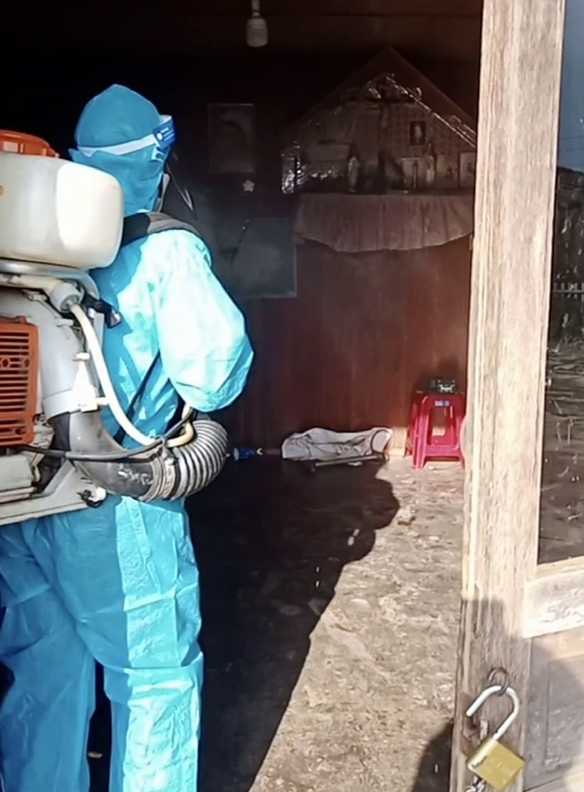 phun hóa chất chủ động phòng, chống sốt xuất huyết