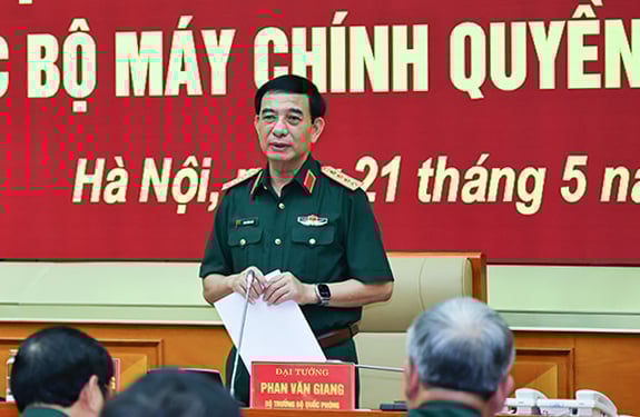 Đại tướng Phan Văn Giang giao nhiệm vụ tổ chức quân sự địa phương hiệu quả - Ảnh 1.