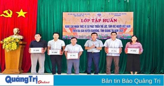 Training to raise awareness about physical development and stature of Vietnamese people
