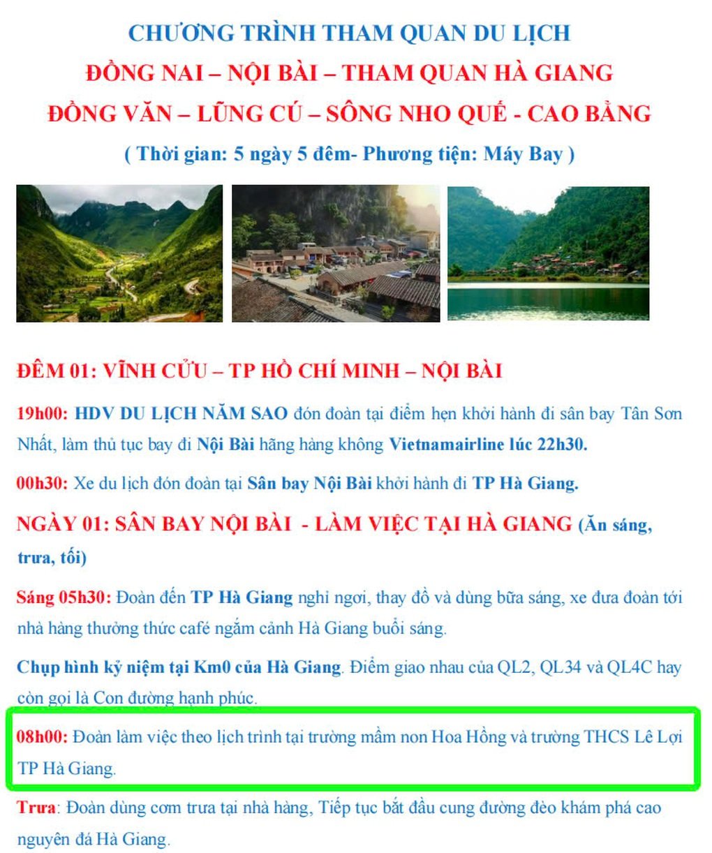 Một Phòng GDĐT định đến Hà Giang học chuyển đổi số: Đi 5 ngày, học 1 buổi - 2