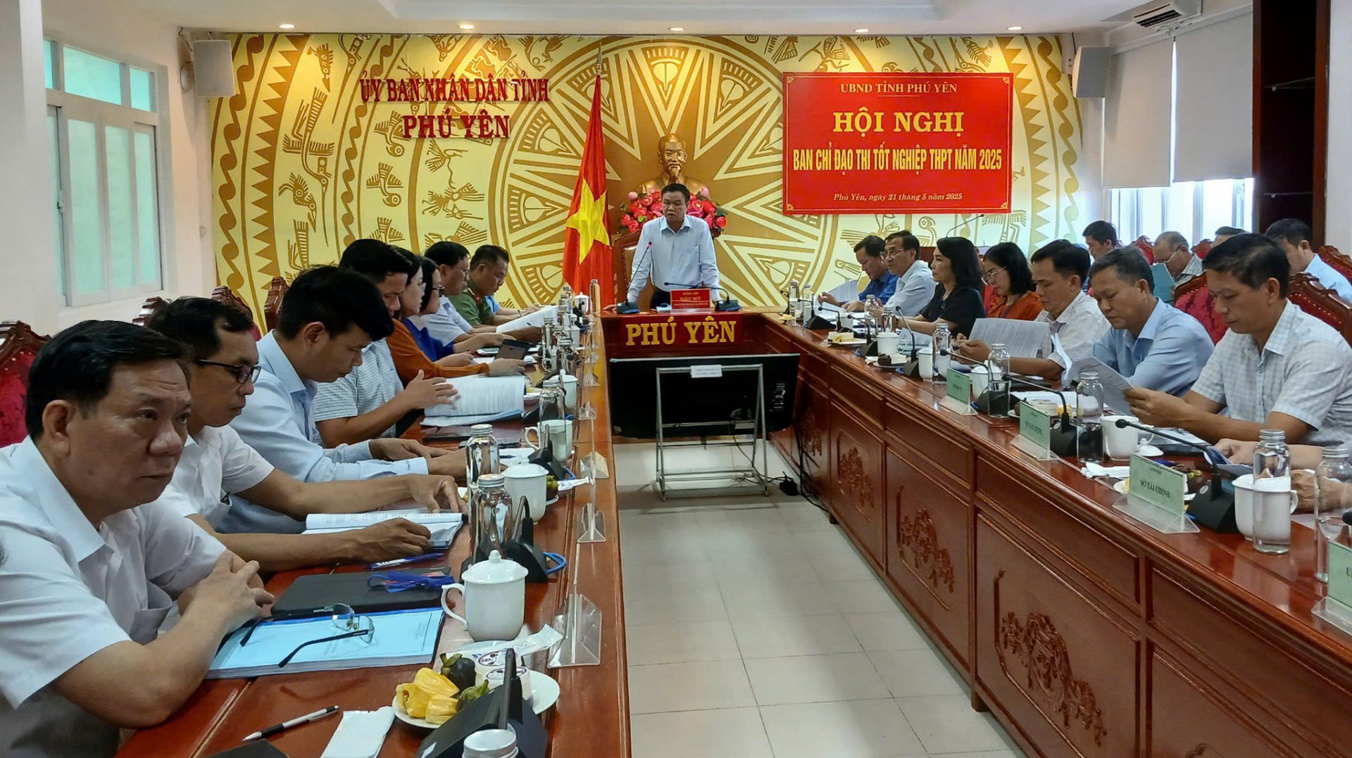 អនុប្រធានគណៈកម្មាធិការប្រជាជនខេត្ត Dao My ថ្លែងសុន្ទរកថាបញ្ចប់ក្នុងសន្និសីទ។ រូបថត៖ TRUNG HIEU