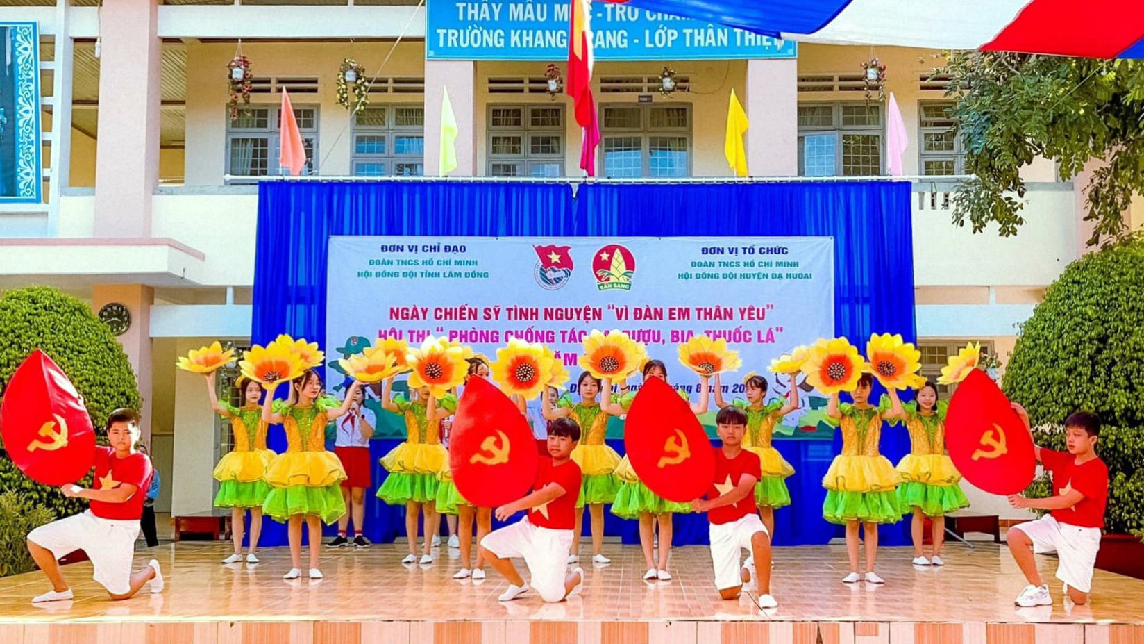 Huyện Đoàn Đạ Huoai tổ chức Hội thi tuyên truyền PCTHTL trong trường học
