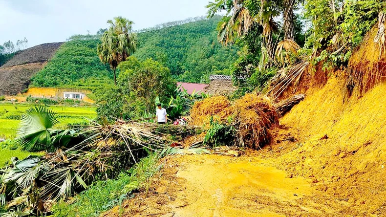 Hà Giang thiệt hại hơn 7 tỷ đồng do mưa to gây ngập úng, sạt lở đất ảnh 2