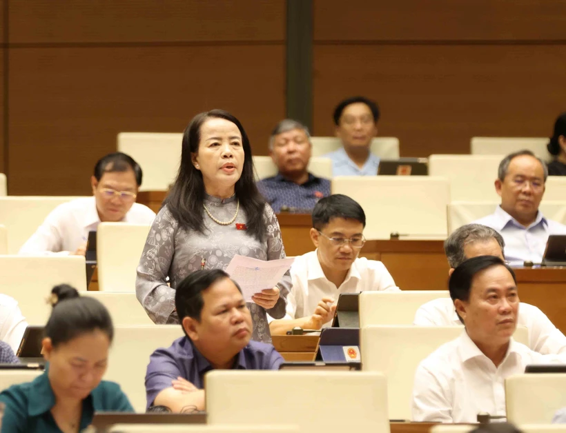 5月21日午前、国会は選挙法のいくつかの条項の改正と補足について議論した。