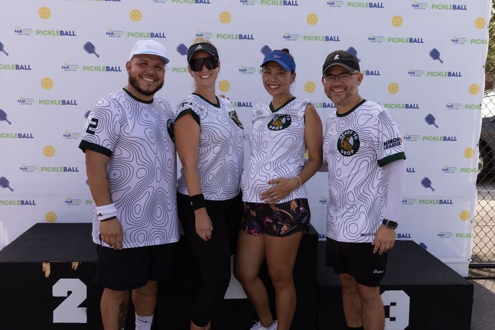 Vận động viên mang bầu truyền cảm hứng tại giải đấu pickleball ở Mỹ - 2