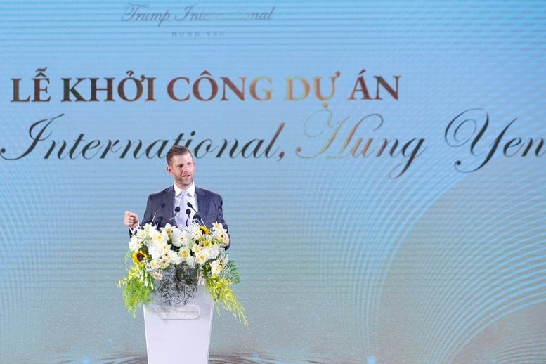 នាយករដ្ឋមន្ត្រីចូលរួមពិធីបើកការដ្ឋានសាងសង់គម្រោង Trump International Hung Yen - រូបថត ៤.