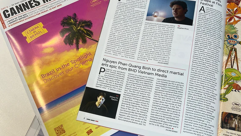 Quảng bá dự án phim “Hộ linh tráng sĩ-Bí ẩn mộ Vua Đinh” tại Liên hoan phim Cannes 2025 ảnh 1