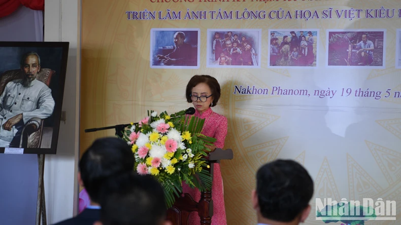 Feier zum 135. Geburtstag von Präsident Ho Chi Minh in der Provinz Nakhon Phanom, Thailand, Foto 8
