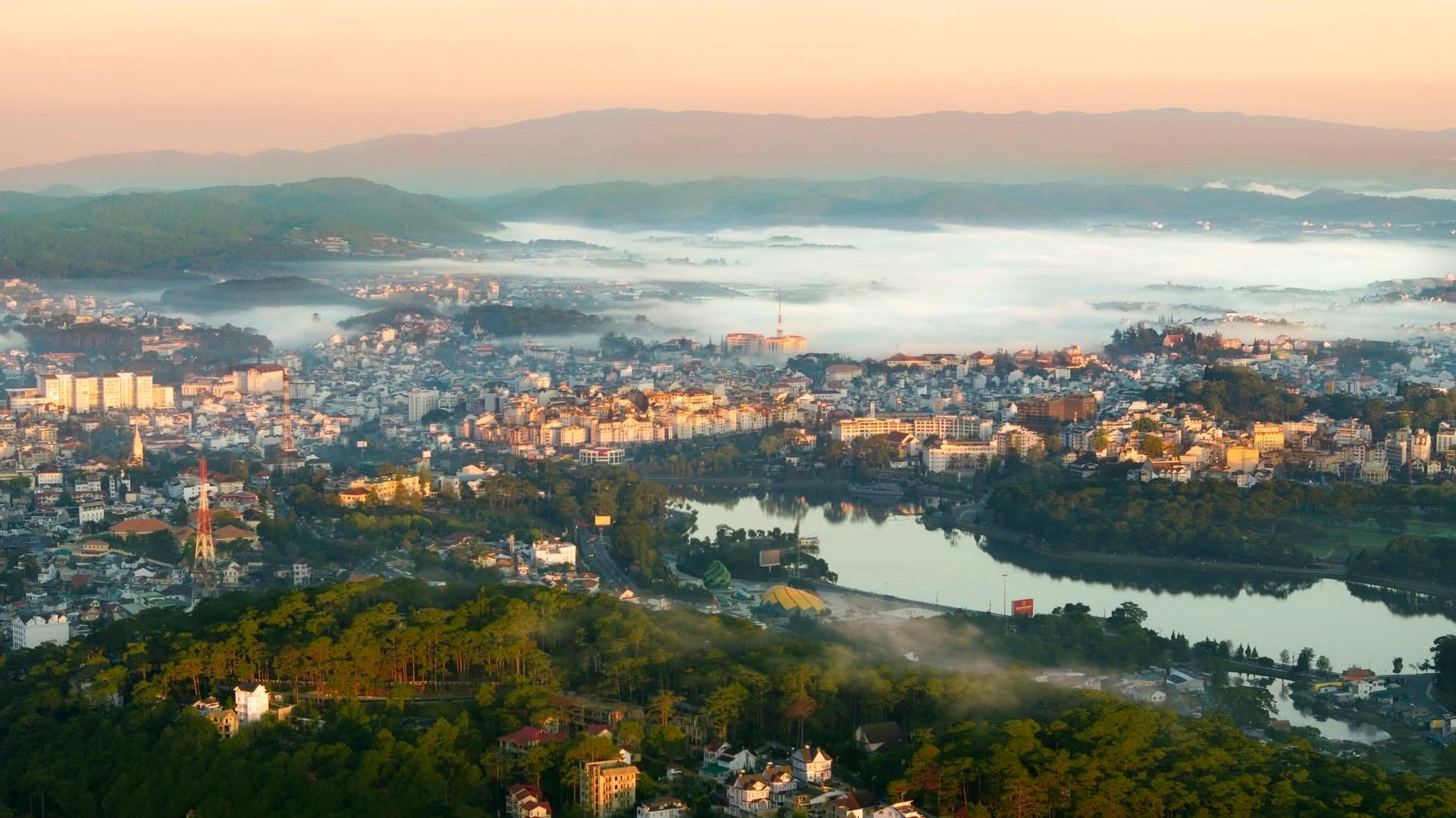 ជ្រុងមួយនៃទីក្រុង Da Lat