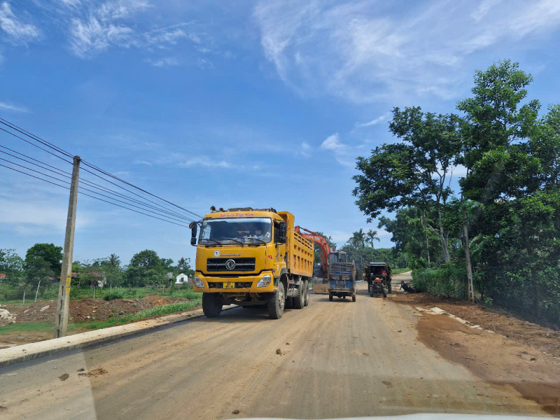 Một số dấu hiệu thi công ẩu tại dự án đường giao thông gần 115 tỷ đồng -0