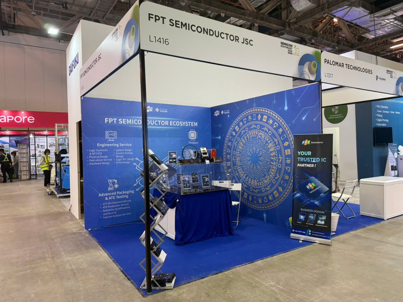 FPT ណែនាំប្រព័ន្ធអេកូ FPT Chip Inside នៅពិព័រណ៍ SEMICON SEA 2025