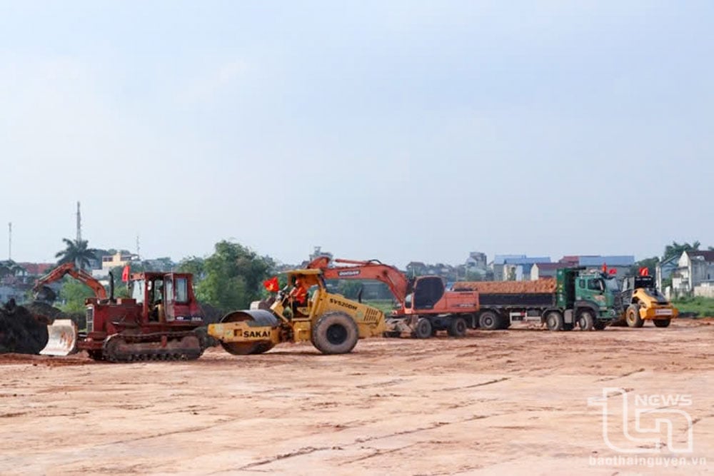 Le projet du parc 10-4 est en cours de construction.