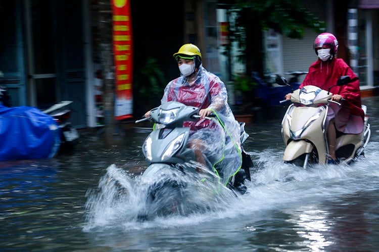 Bắc Bộ có mưa vừa, mưa to và dông, một số nơi mưa rất to,