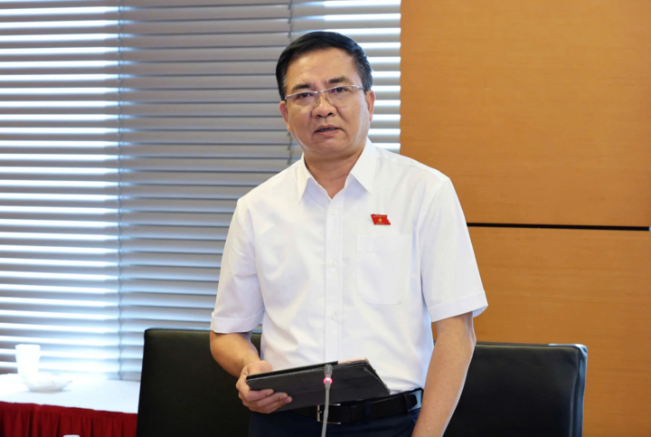 Le délégué Nguyen Minh Duc a pris la parole cet après-midi.
