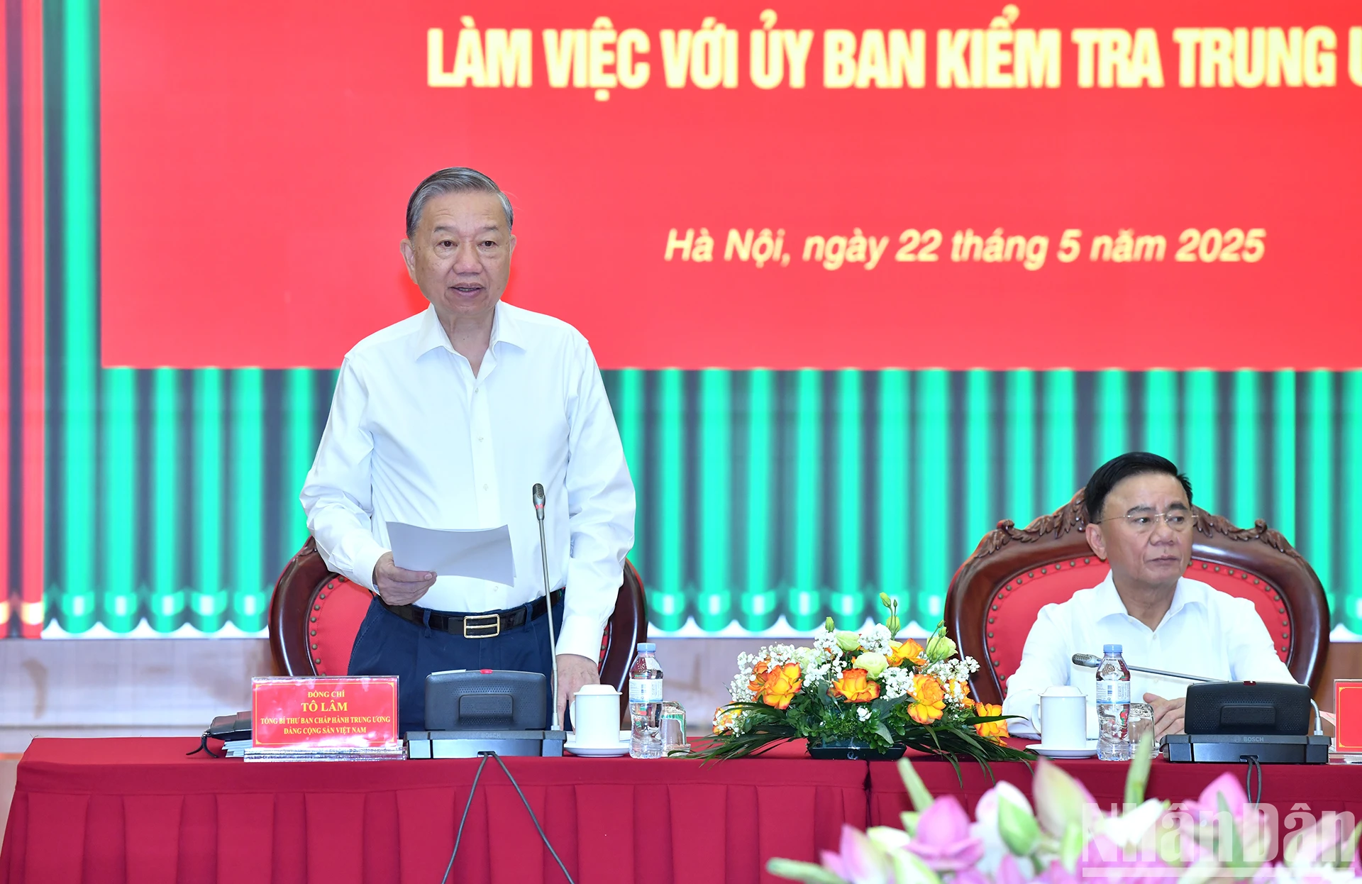 [Ảnh] Tổng Bí thư Tô Lâm làm việc với Ủy ban Kiểm tra Trung ương ảnh 4