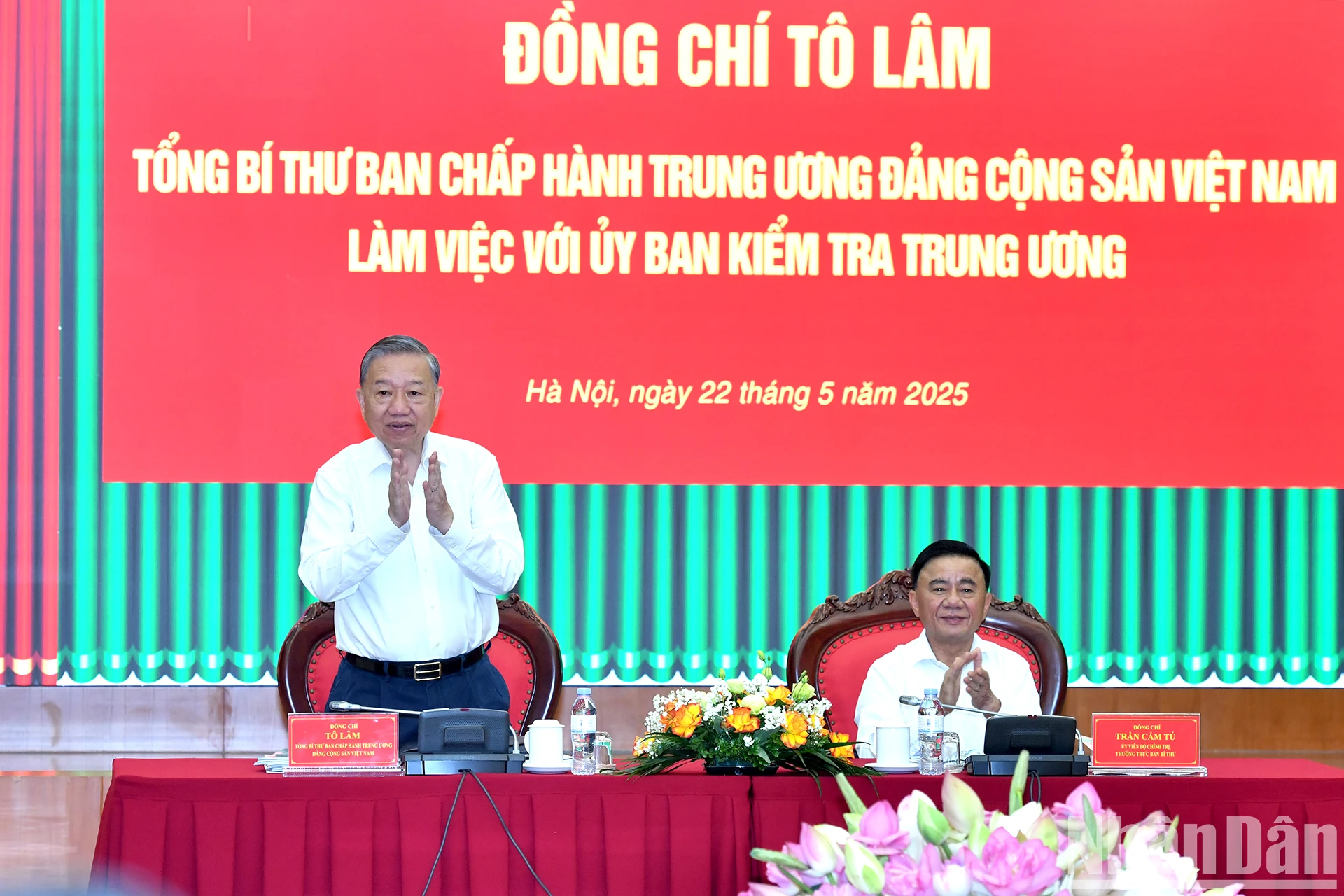 [Ảnh] Tổng Bí thư Tô Lâm làm việc với Ủy ban Kiểm tra Trung ương ảnh 2