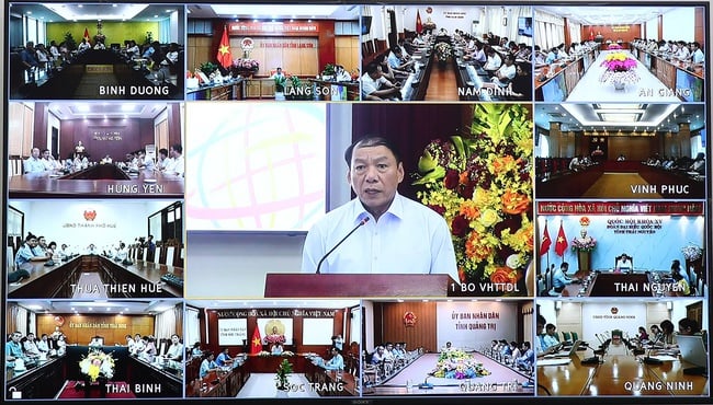 Bộ trưởng Nguyễn Văn Hùng chủ trì hội thảo toàn quốc về Đề án &quot;Quốc tế hóa văn hóa Việt Nam và Việt Nam hóa văn hóa quốc tế&quot; - Ảnh 3.