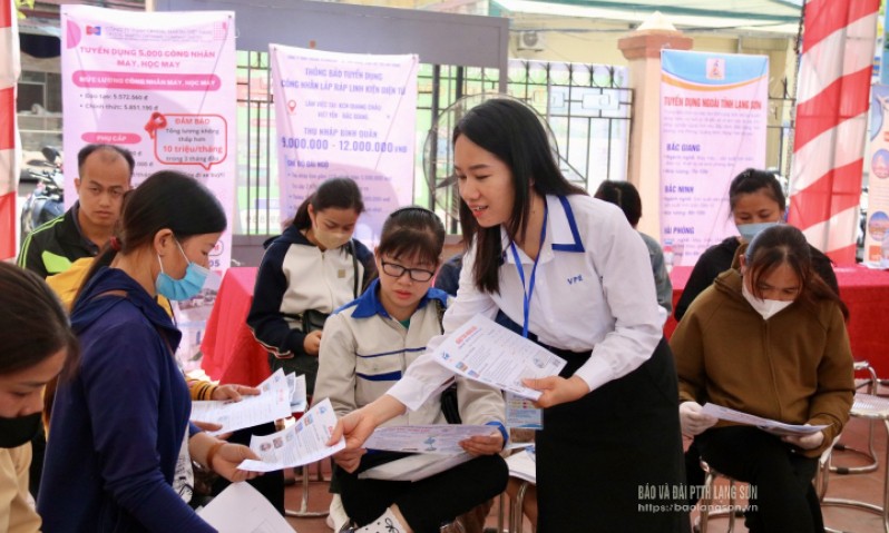 เสริมสร้างความร่วมมือส่งเสริมการดึงดูดแรงงาน - หนังสือพิมพ์และสถานีวิทยุโทรทัศน์ลางซอน