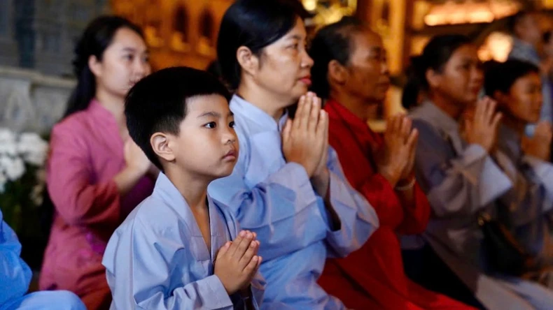 Ninh Bình: Trang trọng hoạt động tôn trí xá lợi Đức Phật ảnh 12