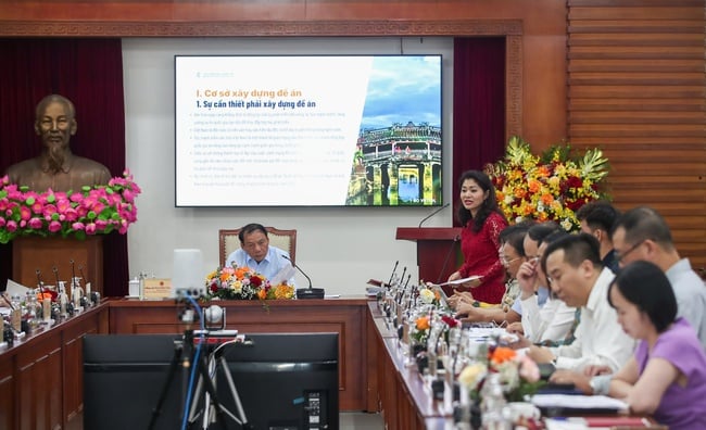 Bộ trưởng Nguyễn Văn Hùng chủ trì hội thảo toàn quốc về Đề án &quot;Quốc tế hóa văn hóa Việt Nam và Việt Nam hóa văn hóa quốc tế&quot; - Ảnh 4.