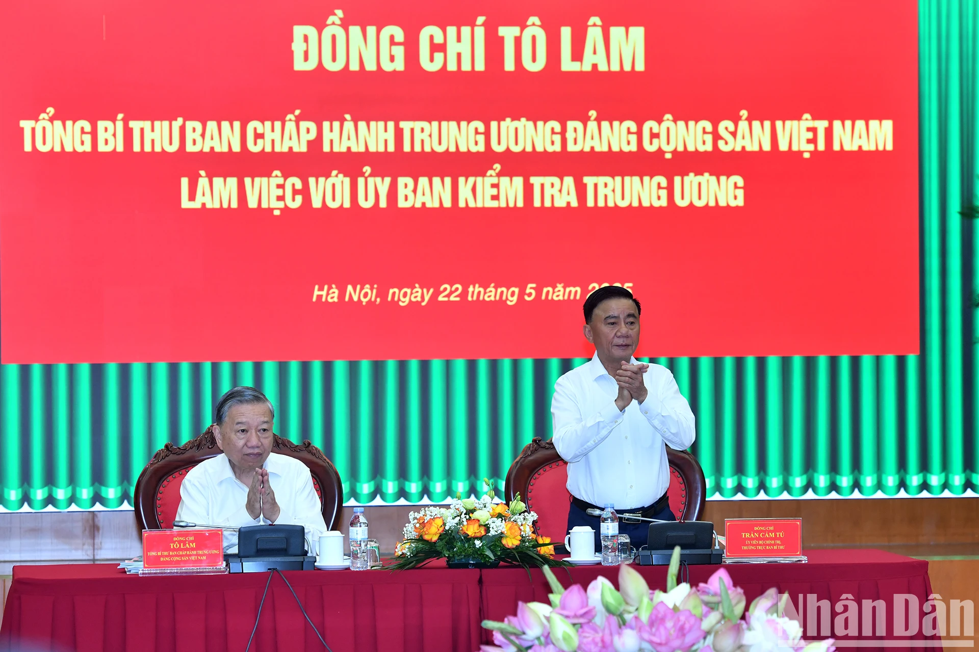 [Ảnh] Tổng Bí thư Tô Lâm làm việc với Ủy ban Kiểm tra Trung ương ảnh 3