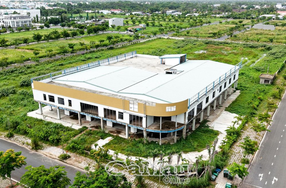 Hiện trạng khu đất vừa có quyết định thu hồi.