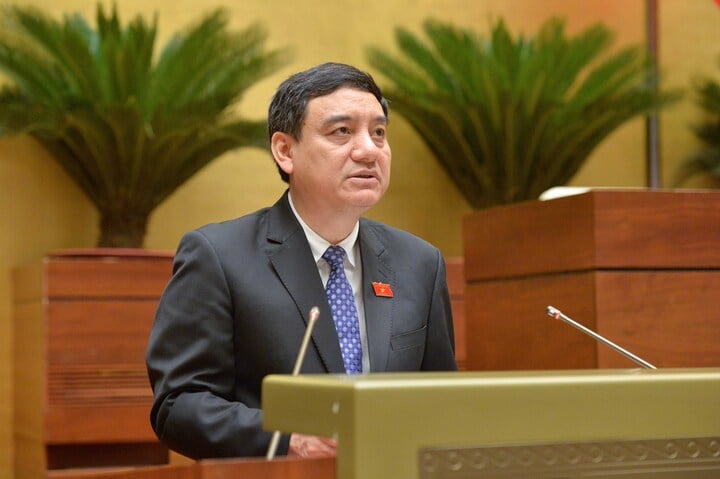 Vorsitzender des Ausschusses für Kultur und Soziales, Nguyen Dac Vinh.