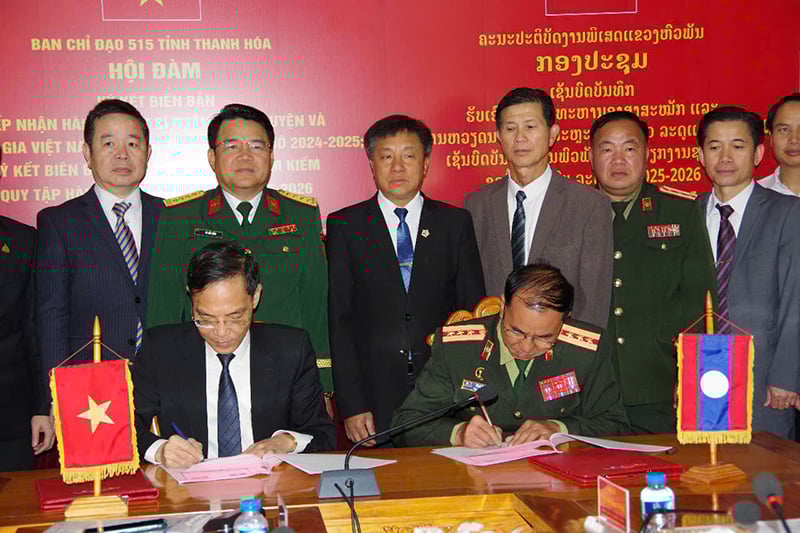เสริมสร้างความร่วมมือในการค้นหาและรวบรวมร่างผู้เสียชีวิตในลาว