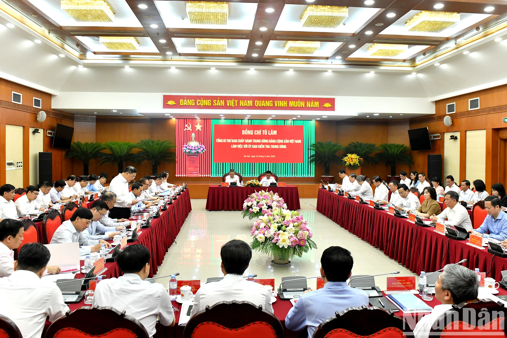 [Ảnh] Tổng Bí thư Tô Lâm làm việc với Ủy ban Kiểm tra Trung ương ảnh 5