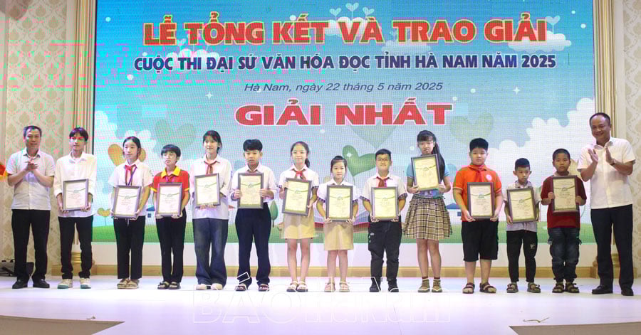 Summary of the award ceremony of the Reading Culture Ambassador Contest 2025