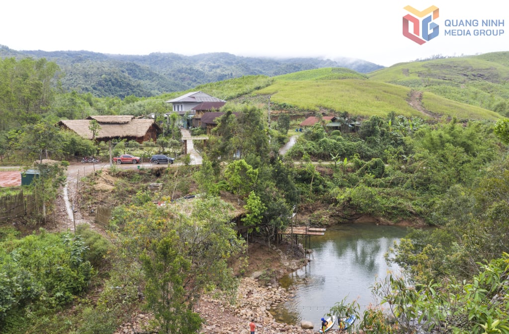 Phát triển mô hình du lịch sinh thái ở xã Kỳ Thượng, TP Hạ Long. Ảnh: Khánh Giang